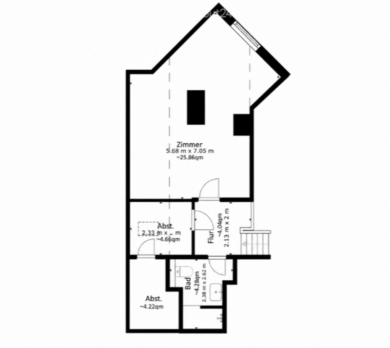Lichtdurchflutete 4.5-Zimmer-Attika-Maisonette mit Tiefgaragenplatz, St. Gallen (19)
