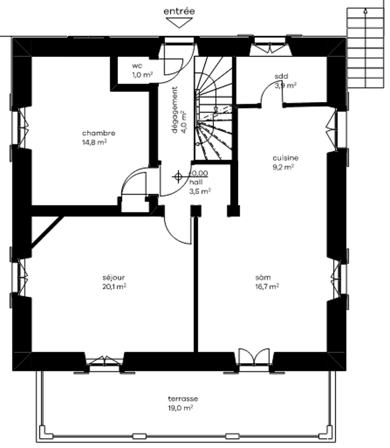 3 magnifiques appartements de 2,5 à 3,5 pièces avec vue sur le lac à Saint-Blaise à louer (10)