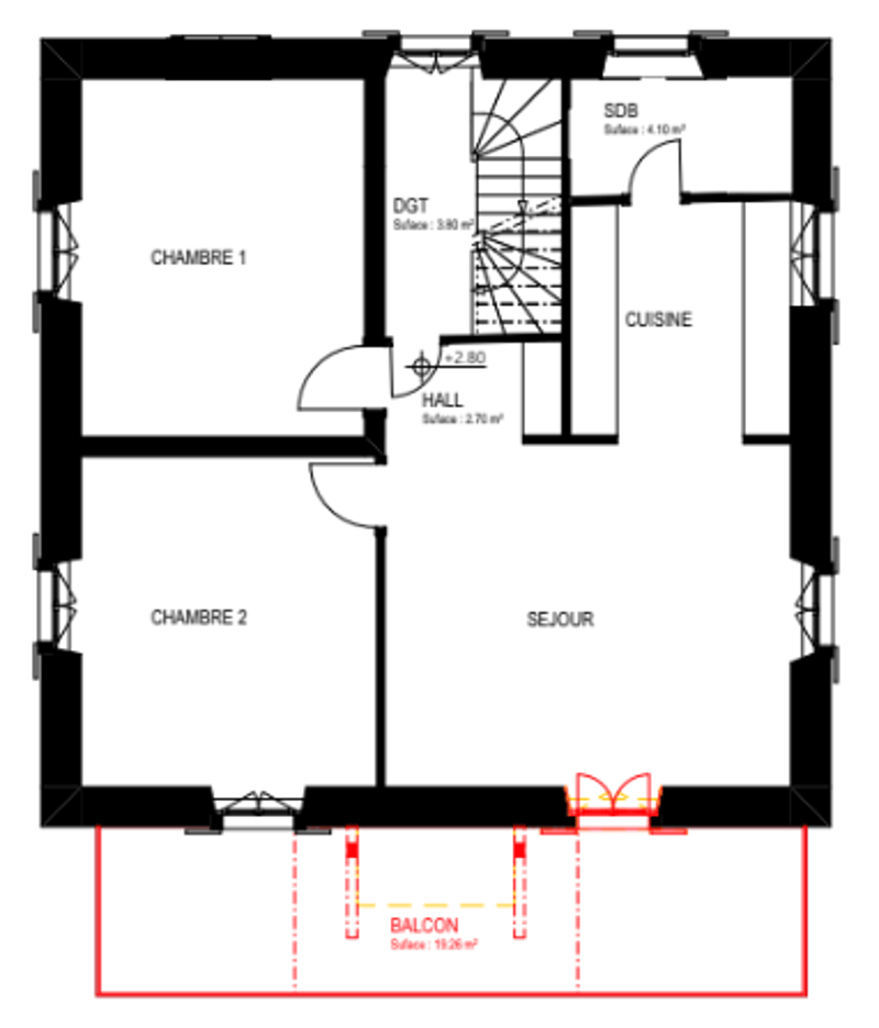 3 magnifiques appartements de 2,5 à 3,5 pièces avec vue sur le lac à Saint-Blaise à louer (9)
