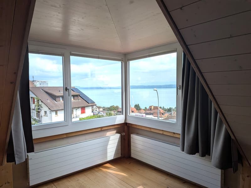 Grand duplex 6.5 pièces avec vue panoramique sur le lac et les Alpes, jardin privé (13)
