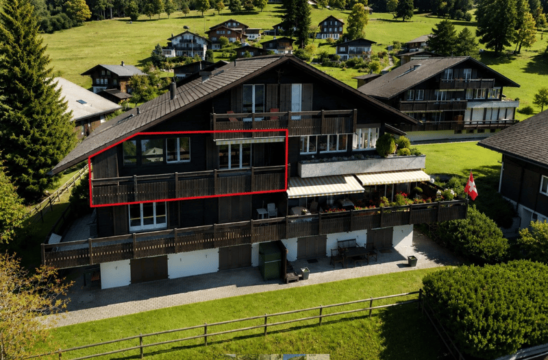 Grosszügige 3-Zimmer-Wohnung mit traumhafter See- und Bergsicht (2)