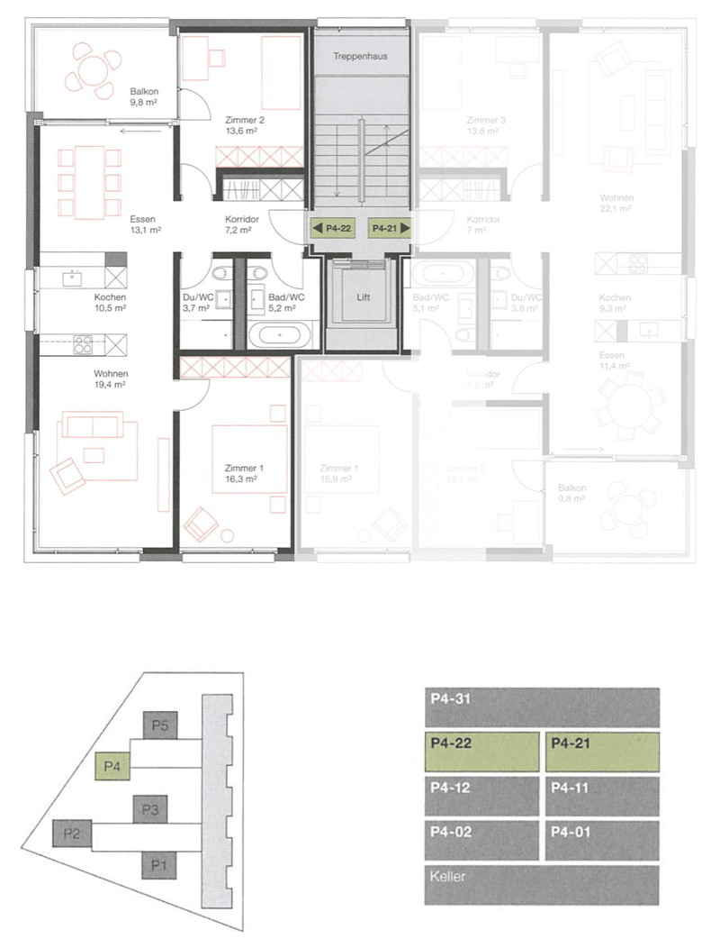 3.5 Zimmer-Wohnung im 2. Terrassengeschoss (im Baurecht) in Schliern b. Köniz (16)
