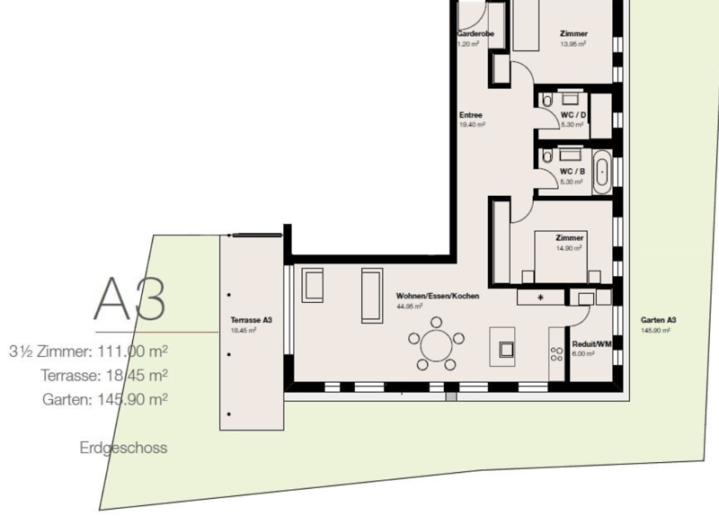 Hochwertige 3.5-Zimmer-Gartenwohnung mit privatem Südgarten (13)