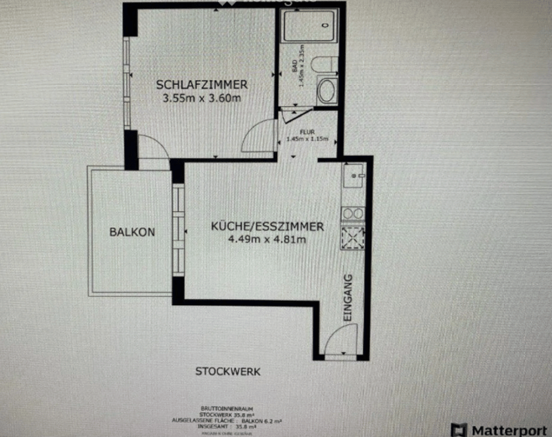 Schöne und helle 2,5 Zimmer-Wohnung ab SOFORT (13)
