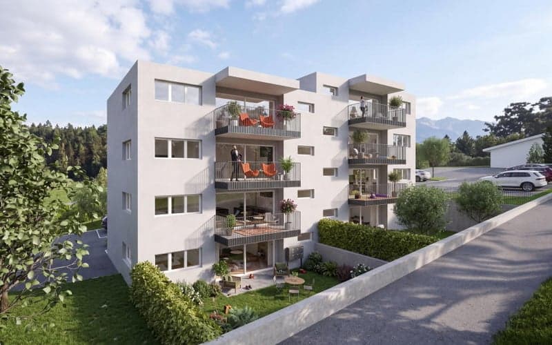 Appartement neuf de 3.5 pièces avec vue et balcon à Réchy (1)