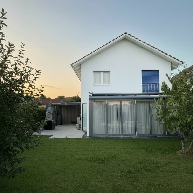 Grosszügiges Einfamilienhaus mit Wintergarten und Garten in Niederlenz (1)