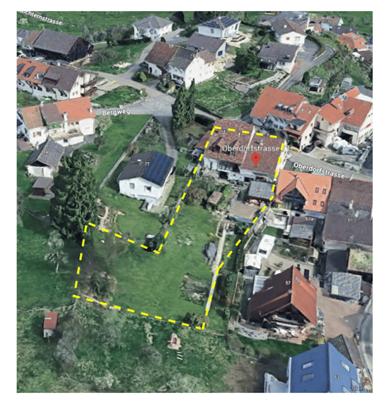 Zwei aneinandergebaute Liegenschaften mit 1539 m2 Grundstück in der Kern- und Landwirtschaftszone (2)