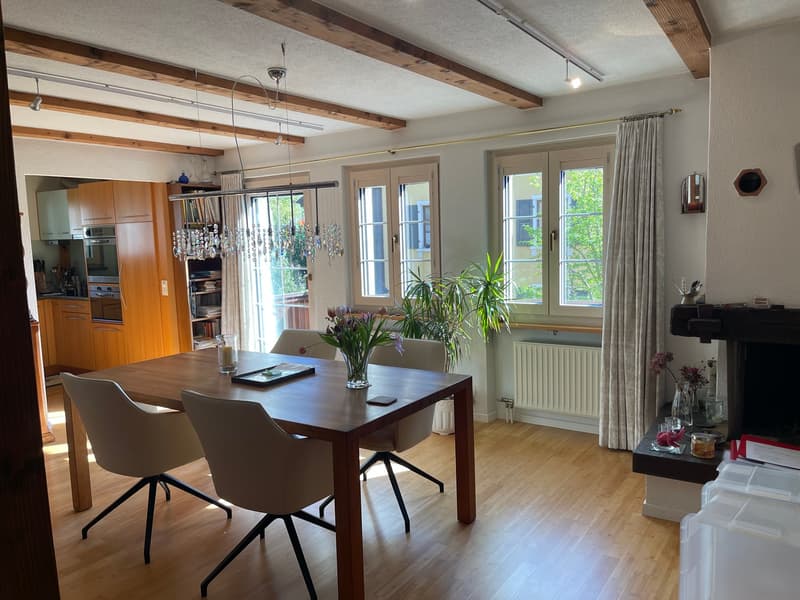 3 1/2 Zimmer Maisonette Dachwohnung 88 m2 mit 2 Balkonen und Studio 46 m2 (Option) (3)