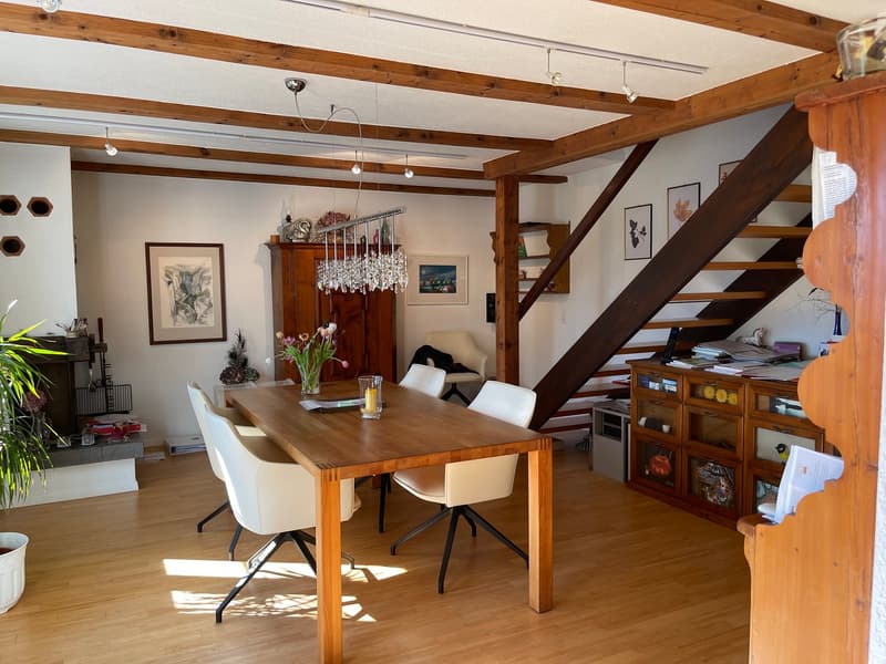 3 1/2 Zimmer Maisonette Dachwohnung 88 m2 mit 2 Balkonen und Studio 46 m2 (Option) (8)