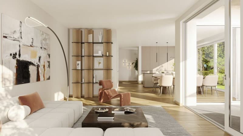 Weitsicht & Idylle- modernes Doppelfamilienhaus in Bichelsee (4)