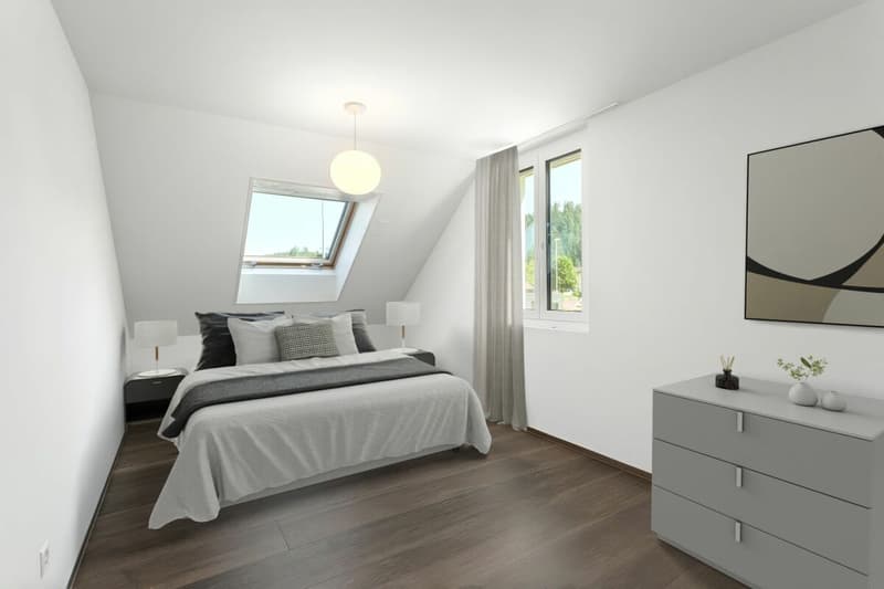 Einziehen und Wohlfühlen - Stilvolle 5.5-Zimmer-Dachwohnung (5)