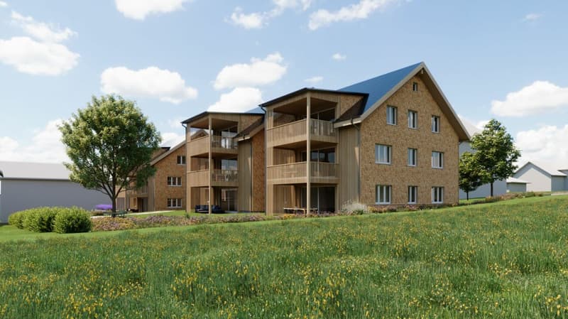 Wohnen am Haldenbach - Nachhaltiger Bau in Ganterschwil (2)
