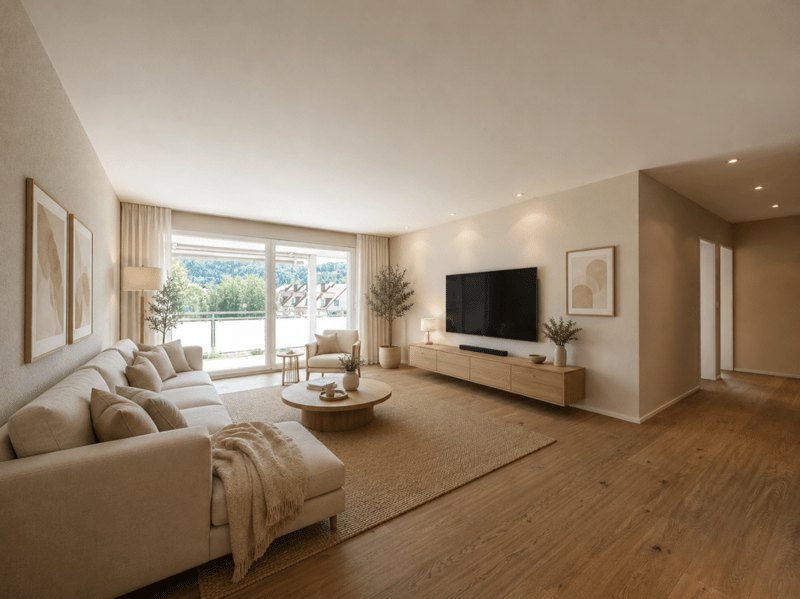 Attraktive 4.5-Zimmer Wohnung mit sonniger Terrasse in 8486 Rikon (4)