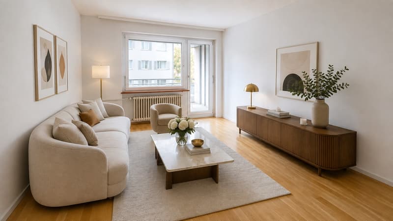 Befristet bis 30.09.2027: Ideale Zwischenlösung 2-Zimmerwohnung in Wiedikon (1)