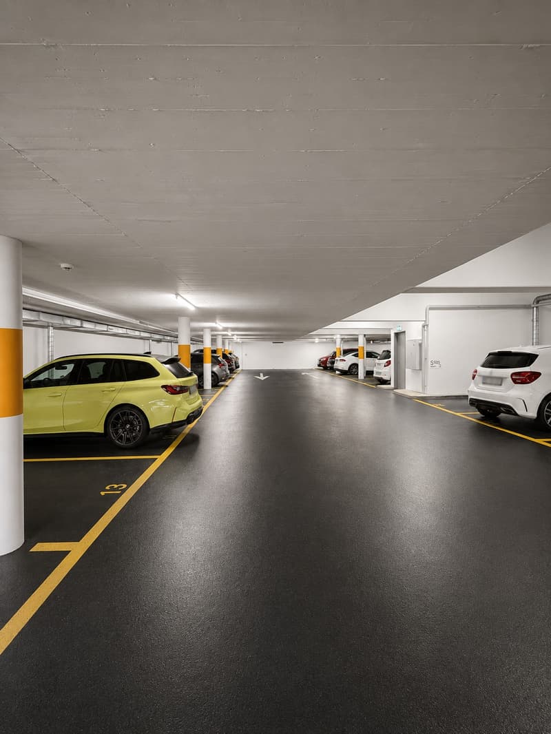 Sicher, trocken und bequem parkiert. (1)