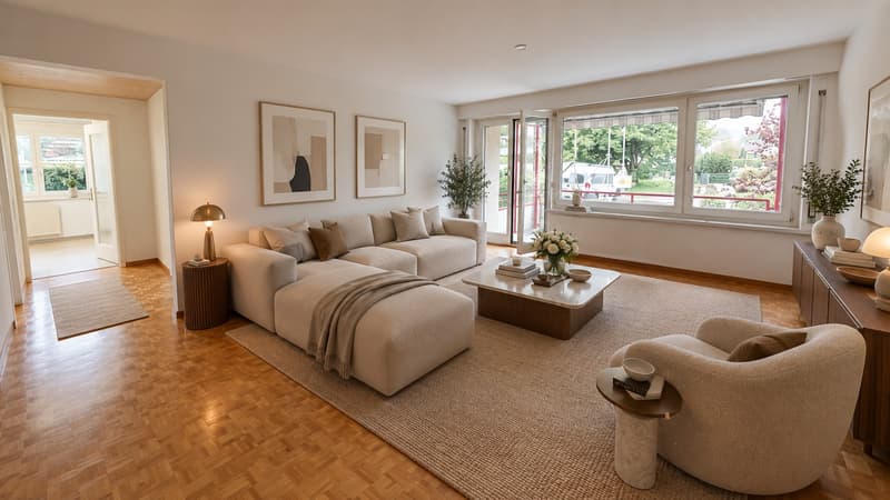 Helle 3-Zimmer-Wohnung im EG ruhig wohnen in Uetikon am See | BEFRISTET (1)