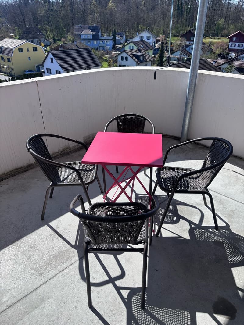 ☀️Furnished 4.5-Room Apartment with Balcony and Stunning Views in Oberglatt (19)