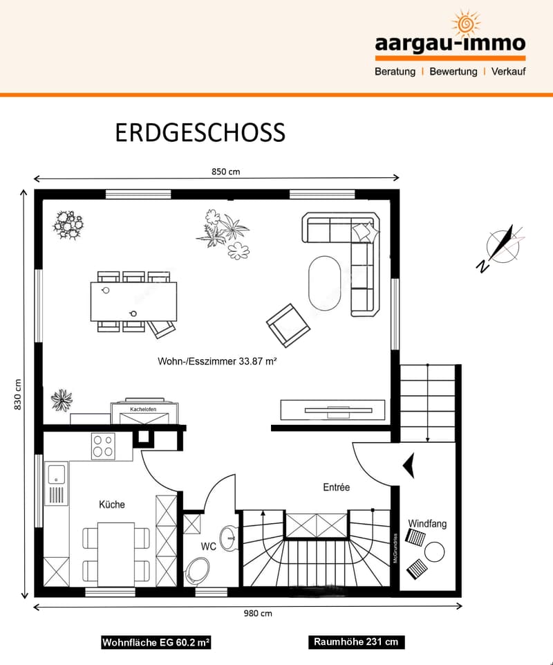 Klimatisiertes EFH mit grossem Umschwung, Gartenhaus und Garage, an ruhiger Lage in Niederlenz (19)