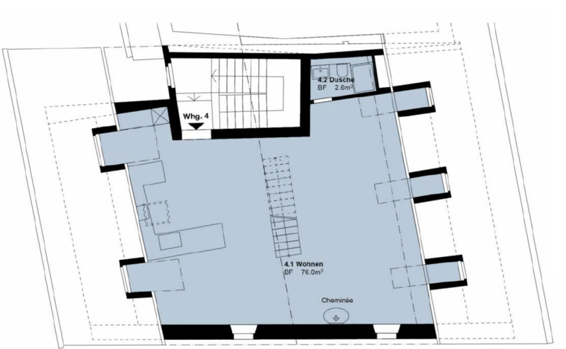 Charme trifft Moderne - Maisonette auf zwei Etagen mit Cheminée (10)