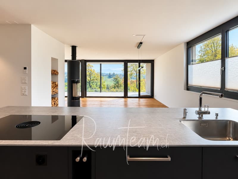 Vorbereiten und Kochen mit Säntisblick
