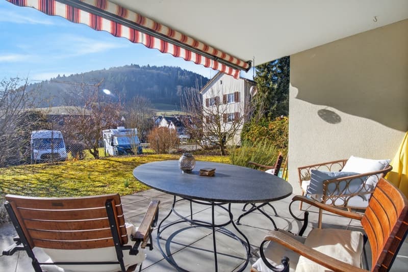 Ausblick Sitzplatz