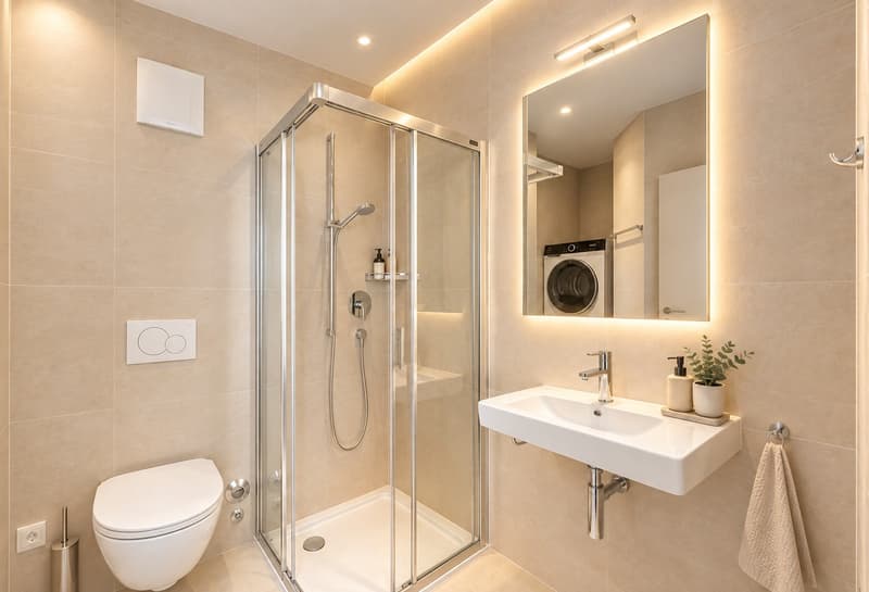 Salle de douche incl. buanderie
