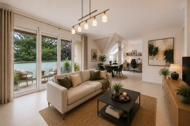 Salon homestagé