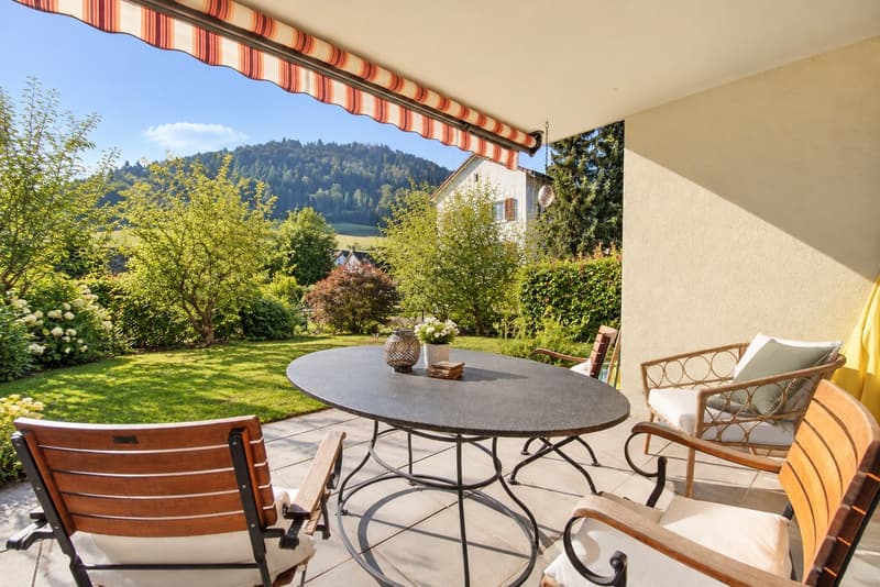 Ausblick Garten