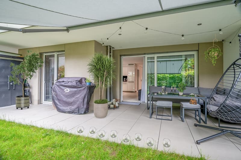 Modernes Wohnen mit Privatsphäre – stilvolle Gartenwohnung in Minergie‑Bauweise (5)