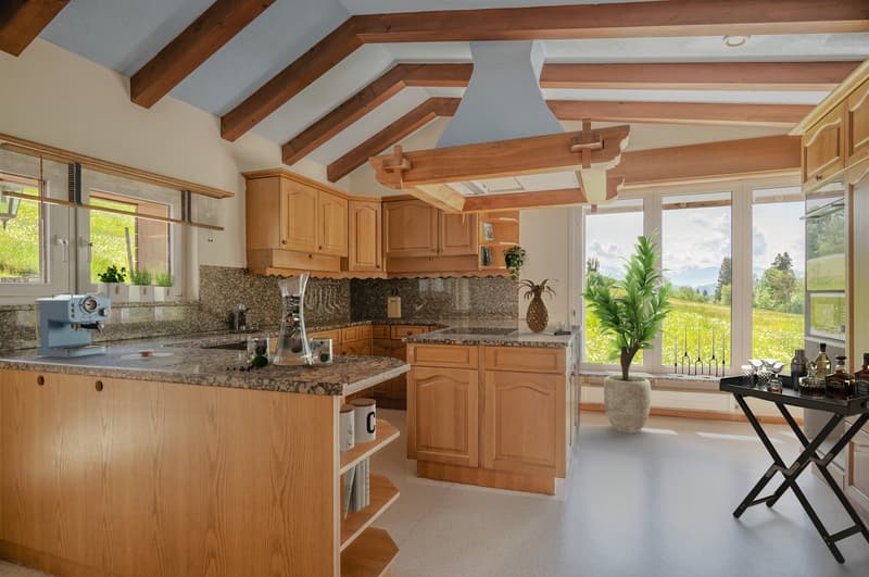 Exklusives Landhausidyll mit 3’874 m² Land, grossem Naturteich und Alpenblick (12)