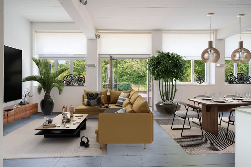 Exklusiver Loft-Traum im Walzmühle-Areal: 3.1 m Raumhöhe, Luxus-Küche & 130 m² Privatgarten (5)