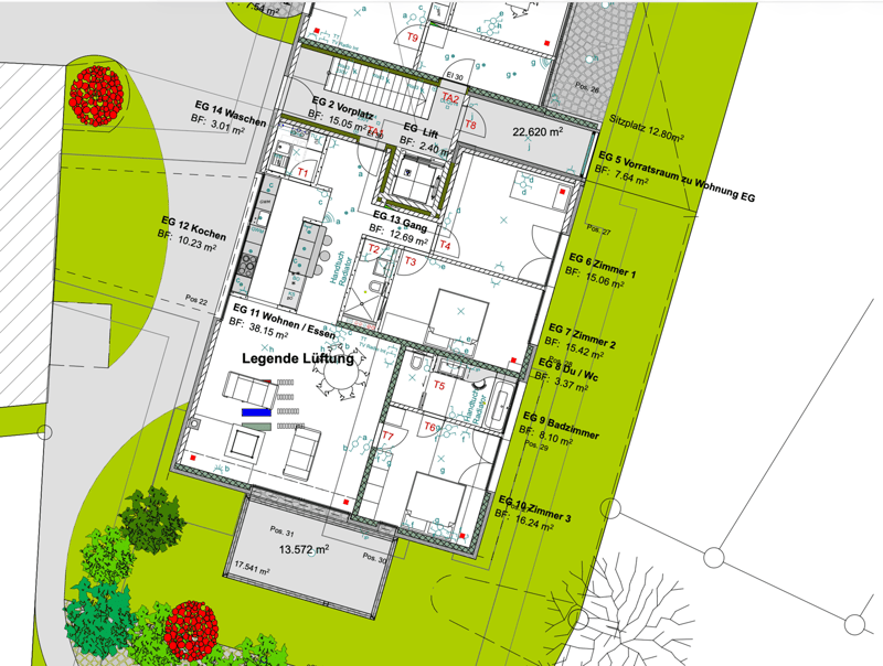 Schöne moderne Wohnung mit Garten im Zentrum von Magden (10)