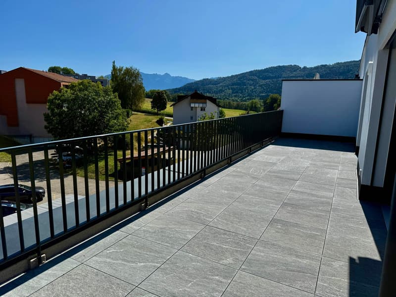 Magnifique appartement en attique de 4.5 pièces à Attalens – Vue panoramique et cadre calme (1)