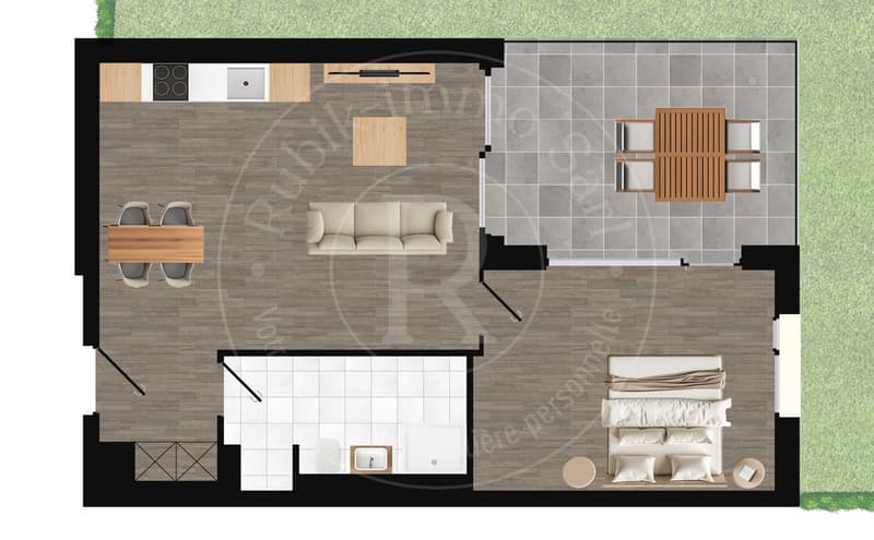 2,5 pièces de 51m² avec jardin privatif (6)