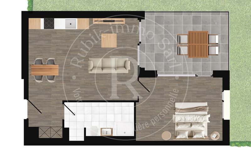 2,5 pièces de 51m² avec jardin privatif (6)