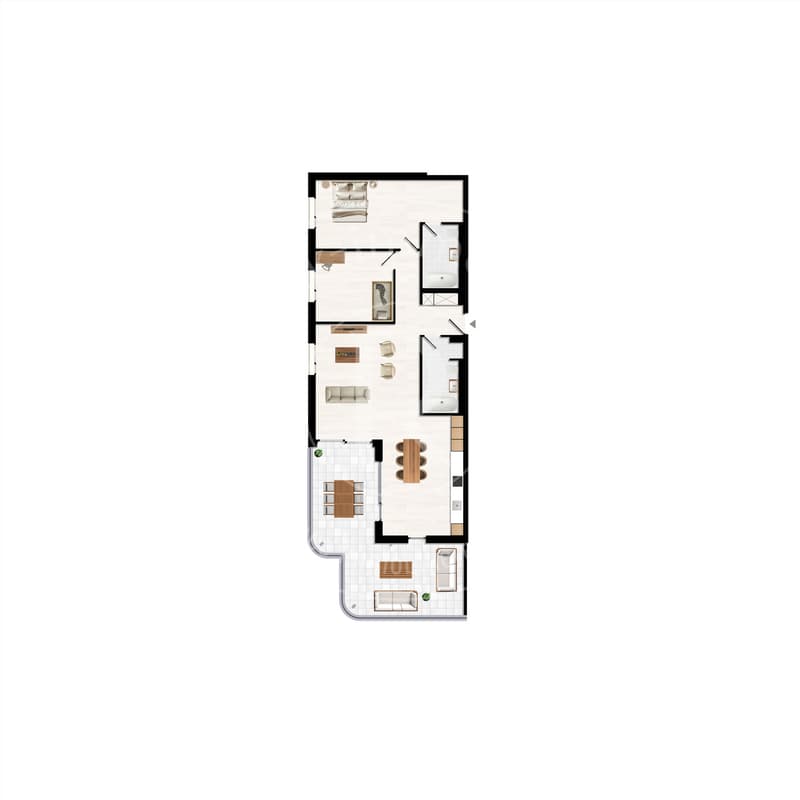 Superbes 3,5 pièces avec balcon de 37m² (12)