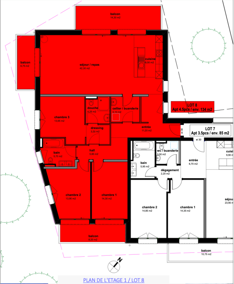 Superbe appartement neuf de 4,5 pièces (8)
