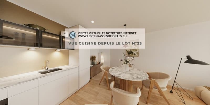 Apartment 2.5 rooms in Prêles (4)