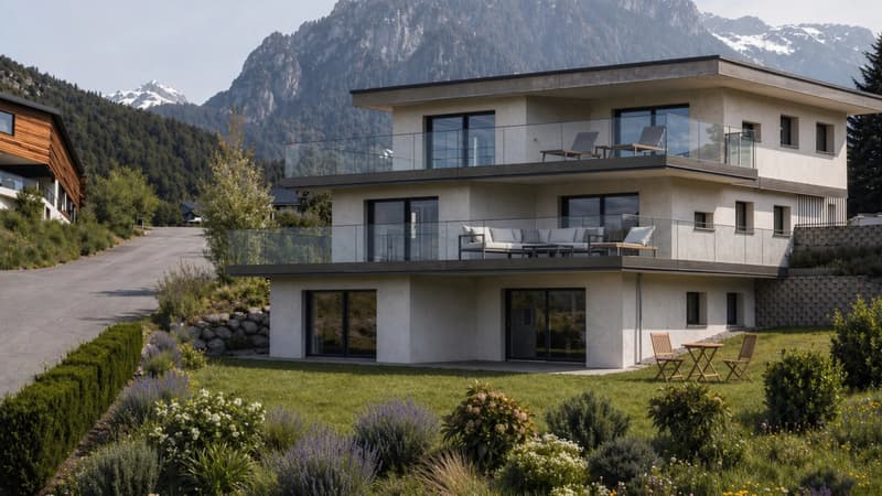 Appartements en terrasse neufs 4.5 pièces - Miège (8)