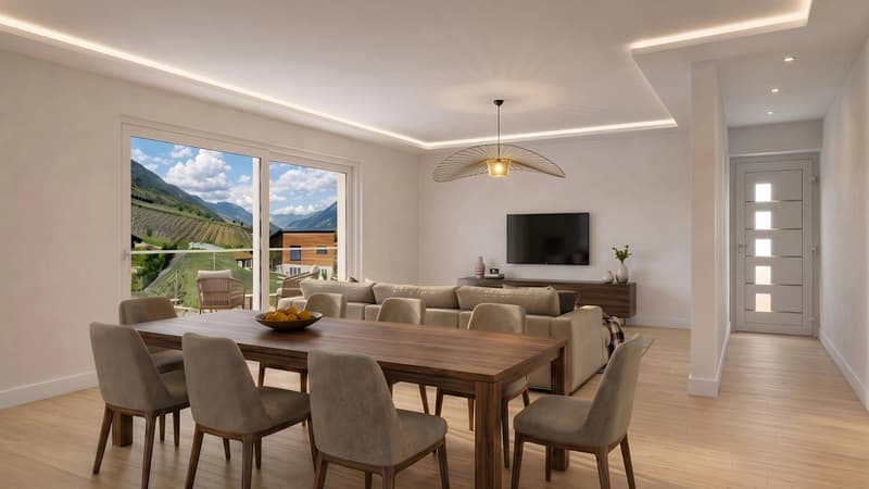 Appartements en terrasse neufs 4.5 pièces - Miège (3)