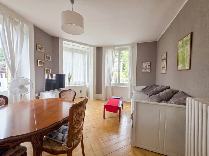 Charmant appartement de 3,5 pièces au Locle - Idéal habitation ou investissement locatif / Airbnb clé en main (6)