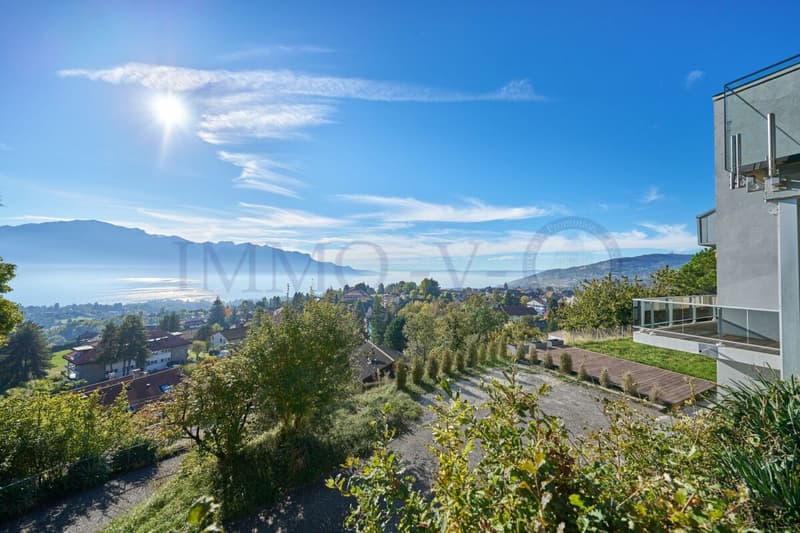 SPACIEUSE AVEC GRAND JARDIN ET VUE PANORAMIQUE SUR LAC ET MONTAGNES (16)