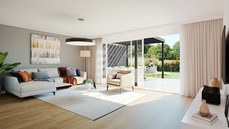 6 VILLAS CONTIGUES PARKING SOUTERRAIN PAC AIR-EAU + PANNEAUX SOLAIRE (3)
