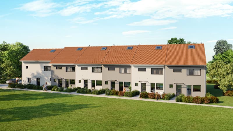 6 VILLAS CONTIGUES PARKING SOUTERRAIN PAC AIR-EAU + PANNEAUX SOLAIRE (2)