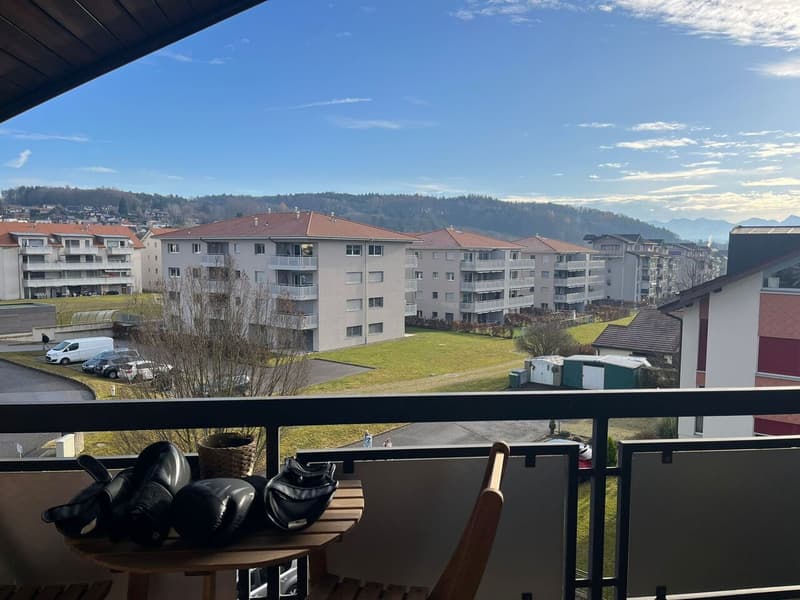Courtepin 1,5 pces de 33.6m², balcon couvert, parking souterrain, cave (2)