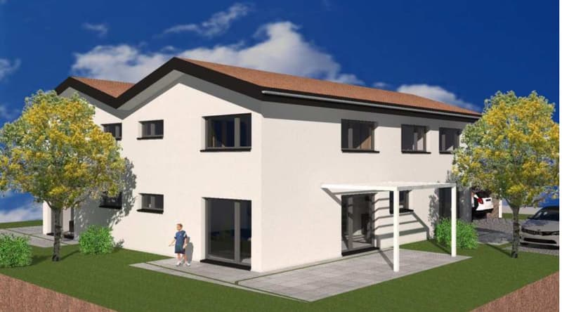 NOUVELLE PROMOTION - 2 VILLAS JUMELÉES DE STANDING À MONTAGNY (FR) (1)