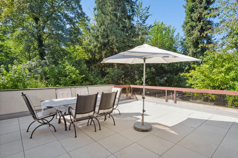 Seltenheit mit Waldblick! Maisonette-Wohnung auf dem Zürichberg (1)