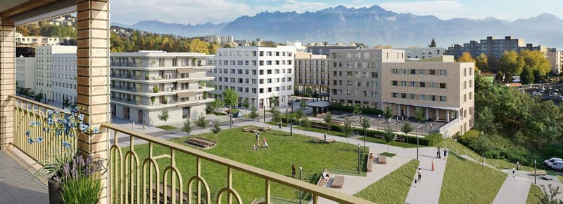 Appartement de 2.5 pièces à louer Place de la Clairière 11, 1023 Crissier (1)