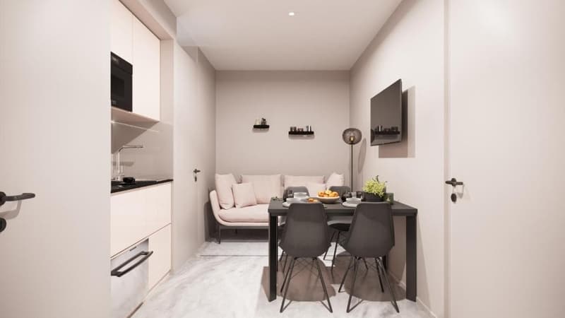 Studio Apartment Mini Kitchenette (3)