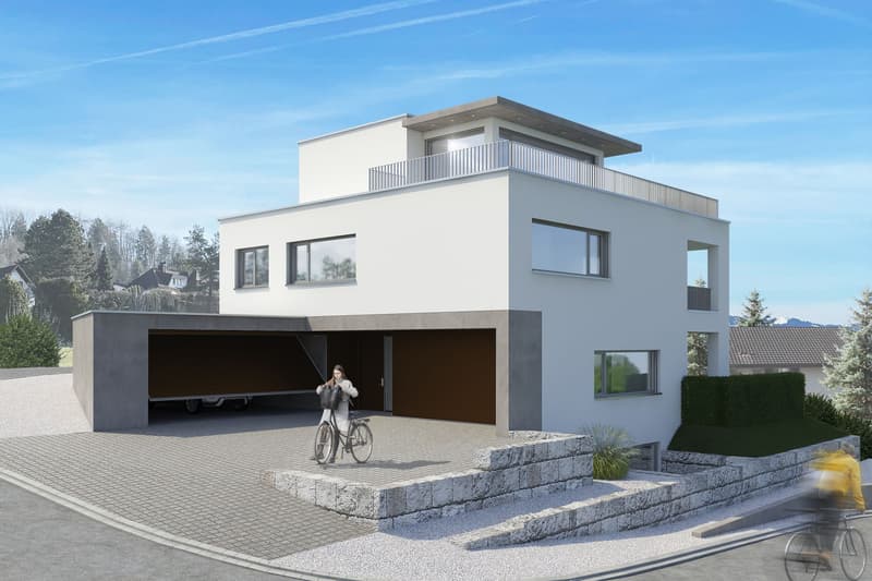 Neubau Einfamilienhaus in Uznach (1)